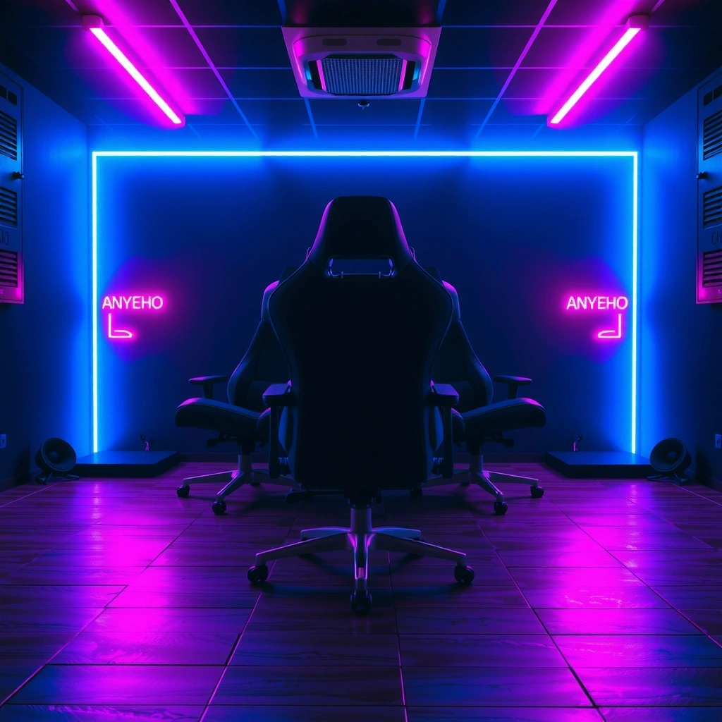 Gaming portfolio hero background