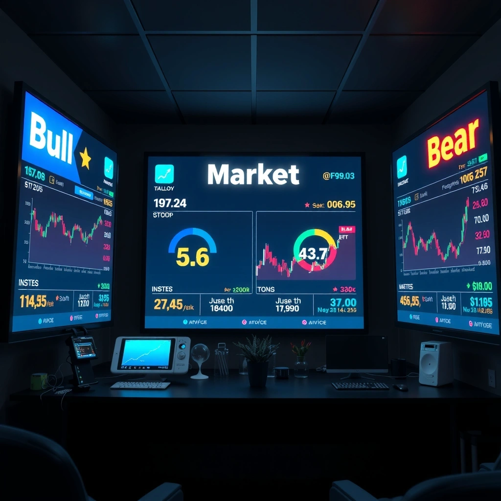 Stock market simulation game